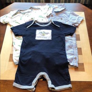 18 month boy rompers